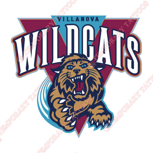 Villanova Wildcats Customize Temporary Tattoos Stickers NO.6813